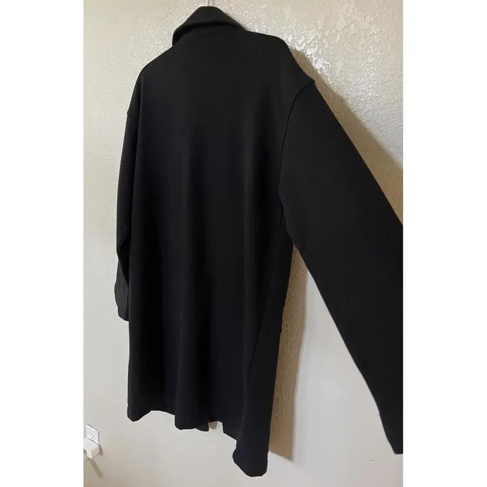 New Zella Cloud Fleece Longline Blazer  In Black Size M $99 - Picture 9 of 11